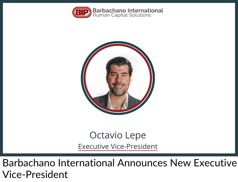 Barbachano International Announces New Executive Vice-President (1) Barbachano International Announces New Executive Vice-President